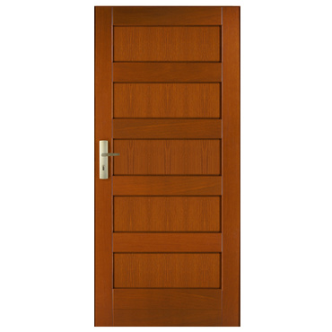 Drzwi zewnętrzne drewniane płycinowe CAL Malinów kolekcja Klasyczna