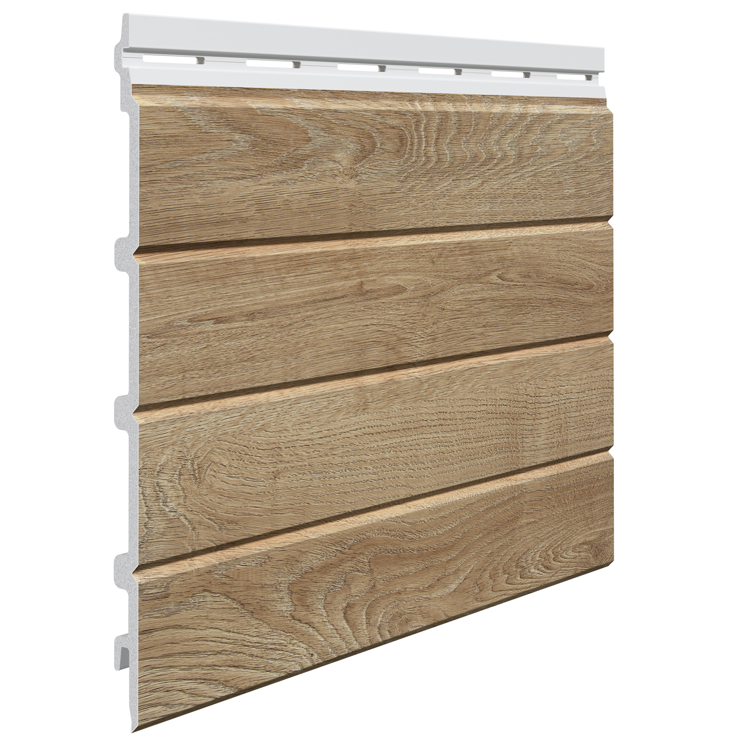 Facade cladding, Kerrafront, Wood Effect, Malt Oak, fourfold panel