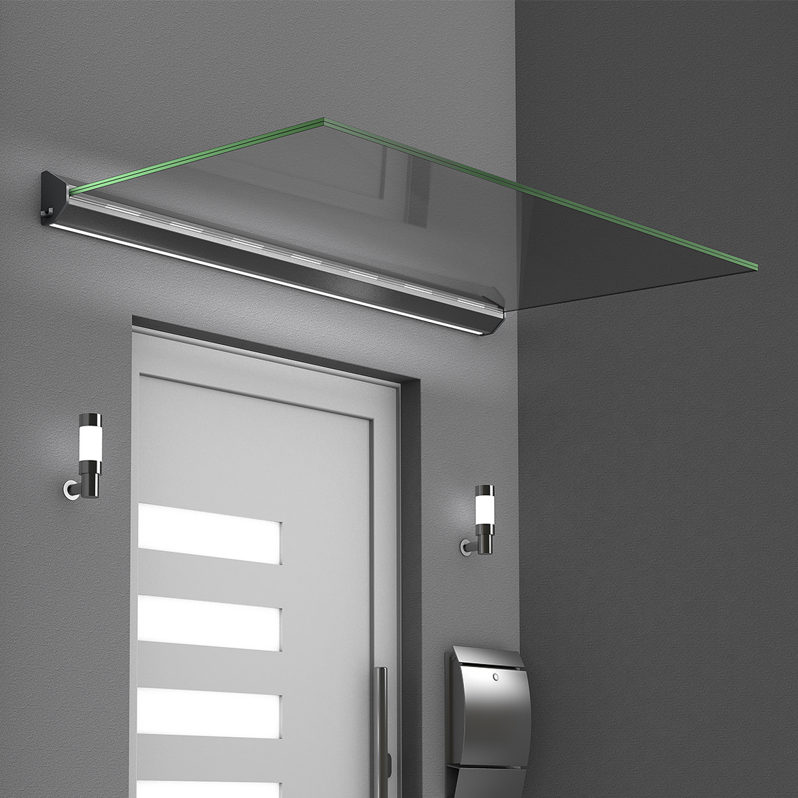 Zadaszenie szklane Gutta HD LED