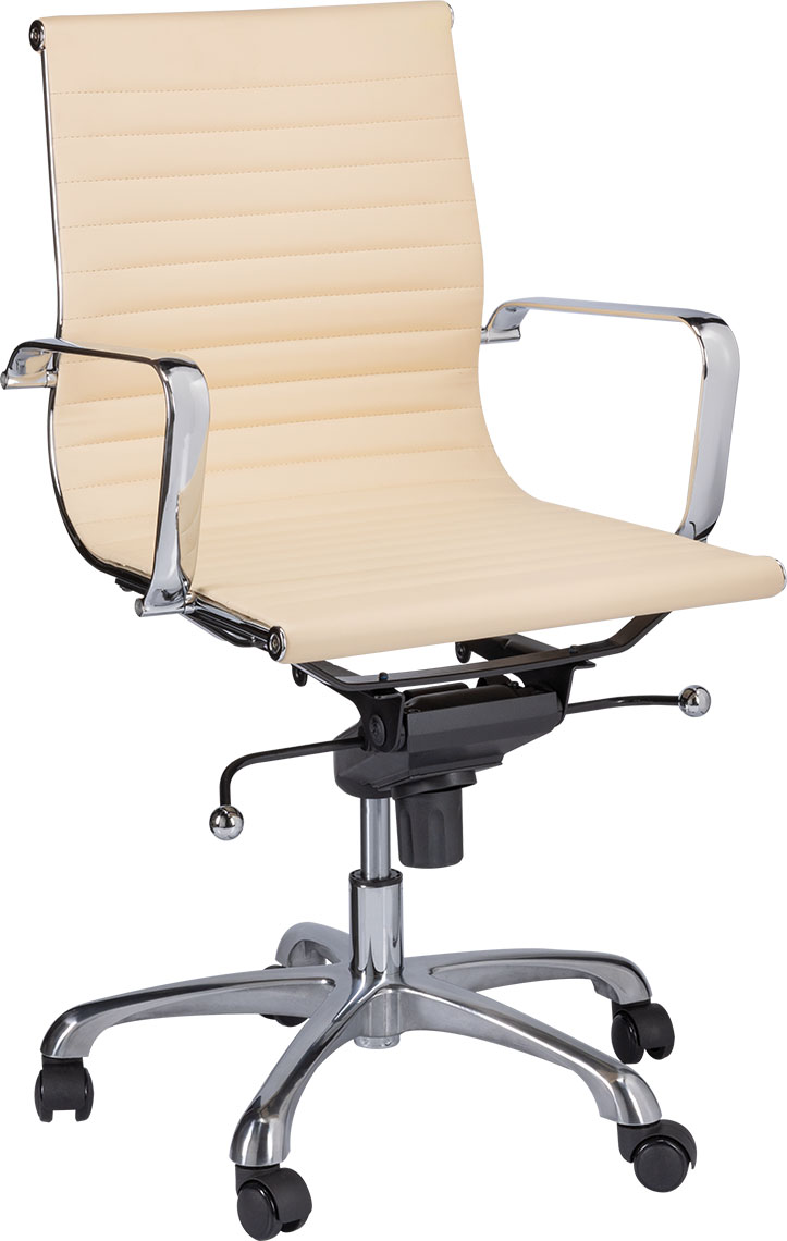 Leather swivel chair Hagen II