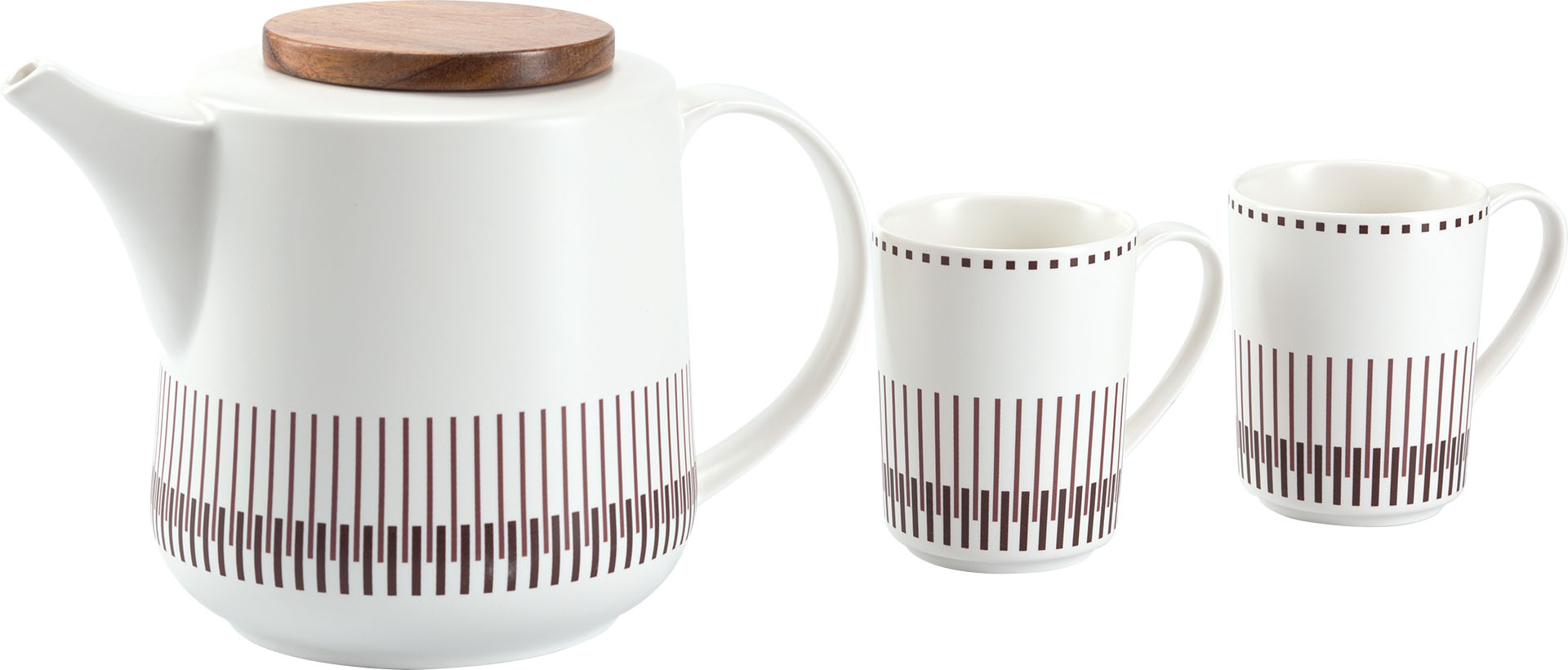 Verle jug + 2 cups, set of 2pcs.