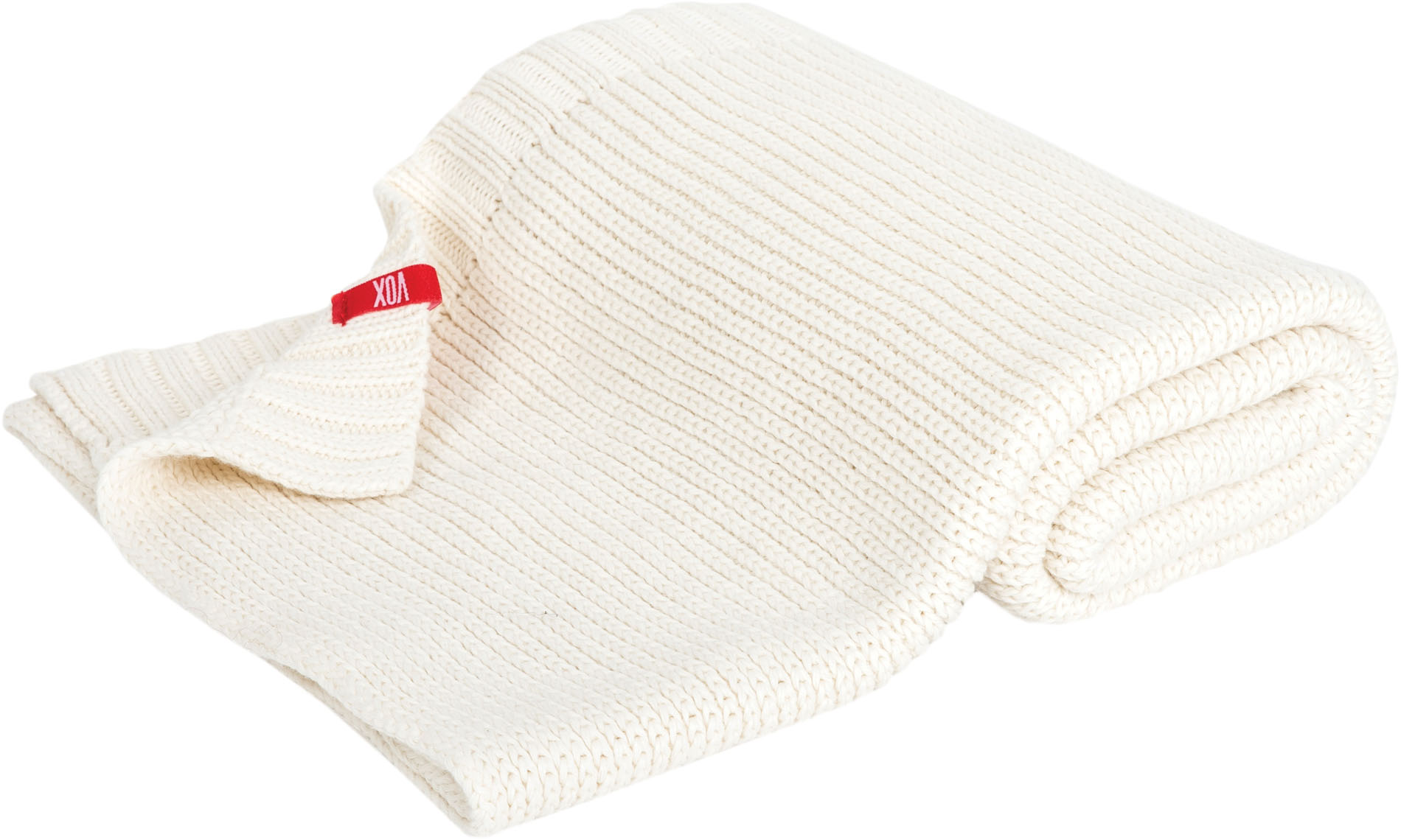 Knitted blanket PURE cream