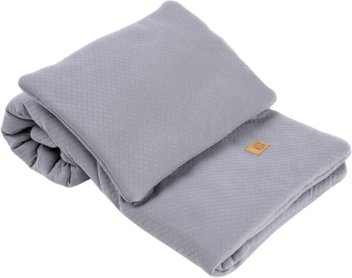 Cotton bedding 90x75 PURE grey