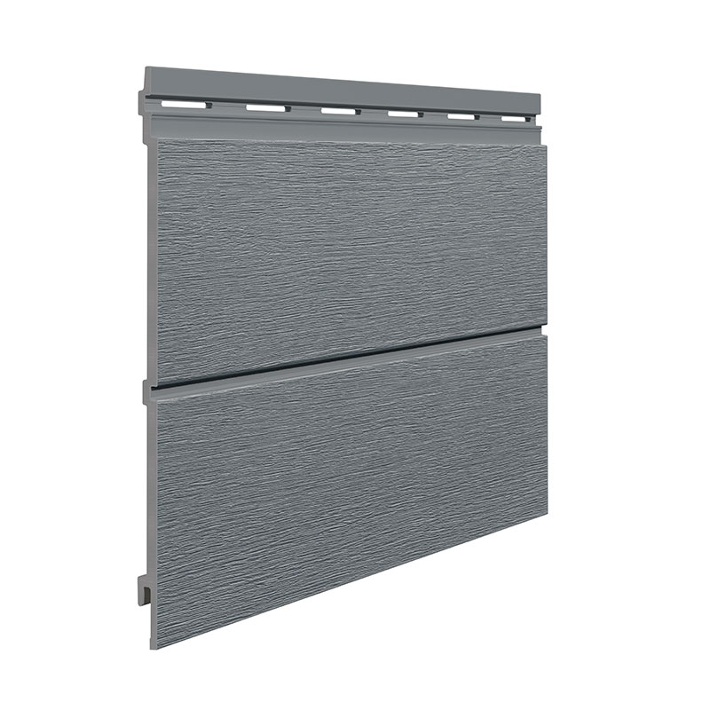 Fasádní krytina Kerrafront, Modern Wood, Quartz Grey, dvojdílný panel
