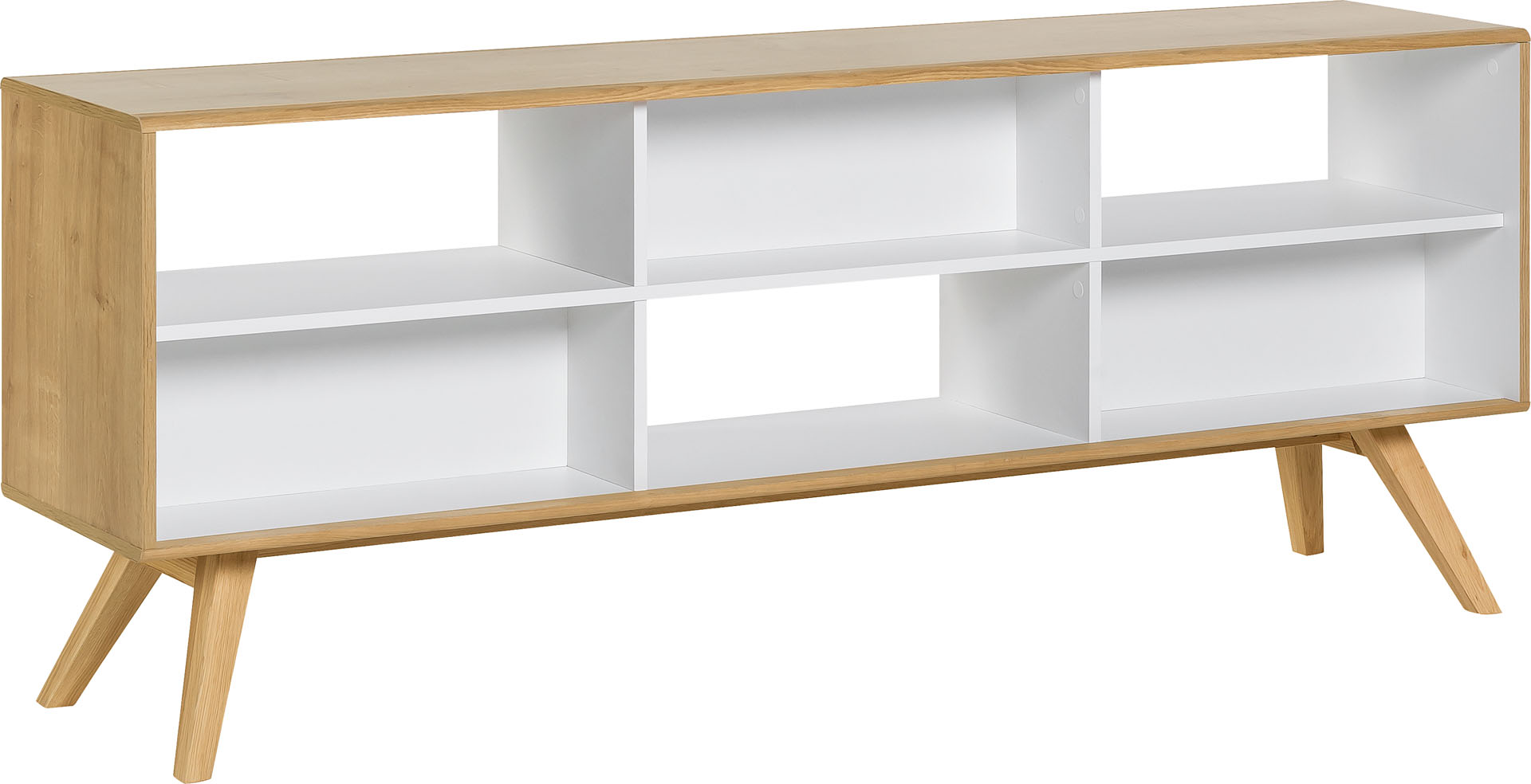 2-sided low bookcase