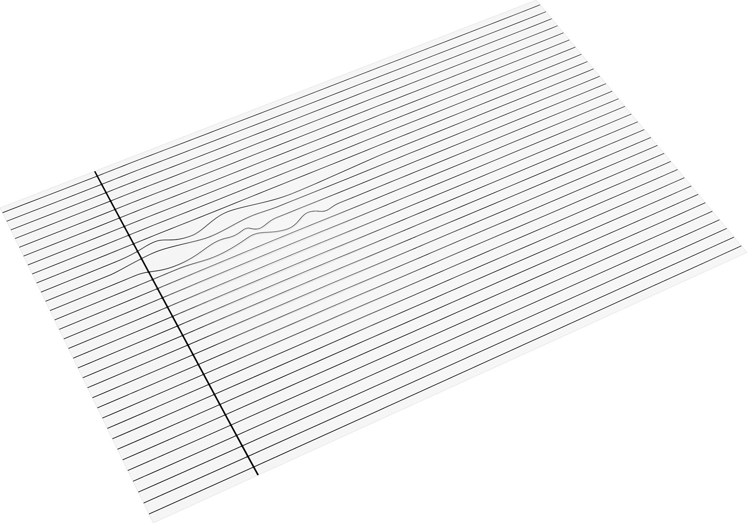 Desk pad Lines