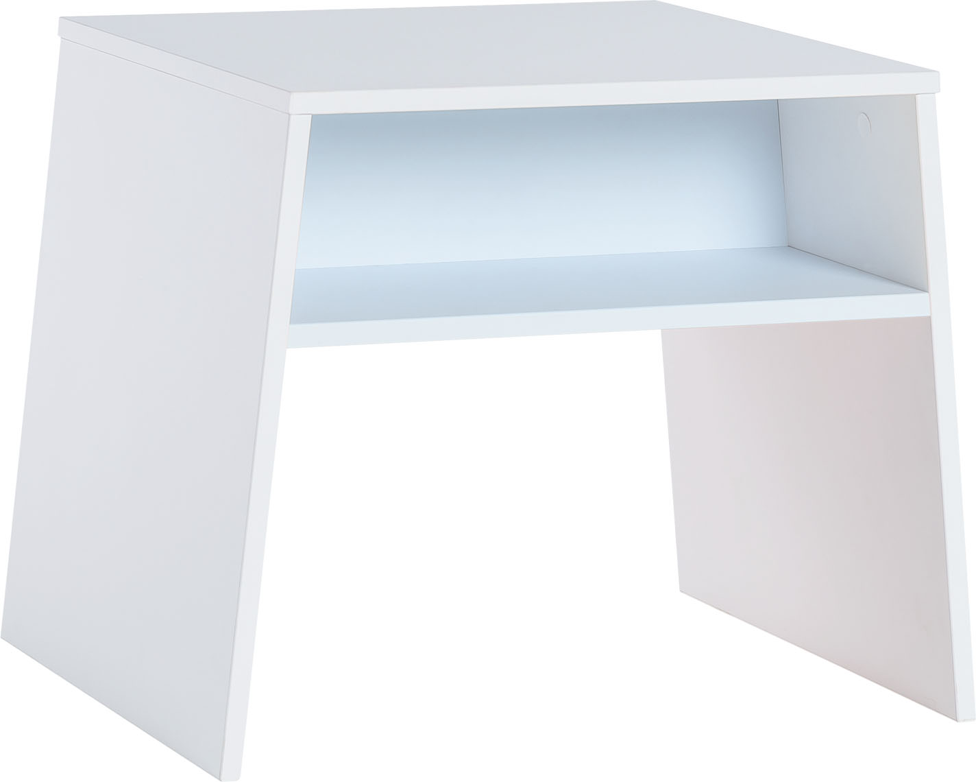 Table in white/blue colour