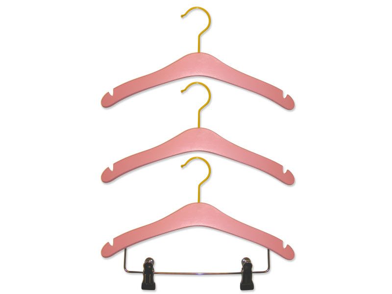 Hanger - set of 3 pcs. pink