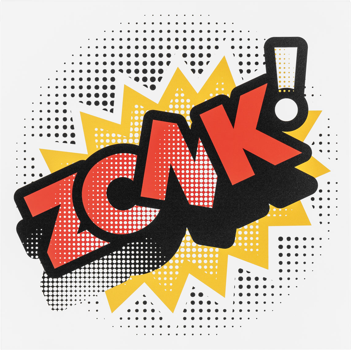 Panou decorativ metalic "Comic Zonk"