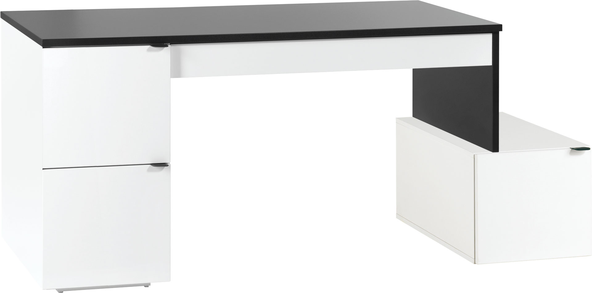 Desk 140L with storage unit